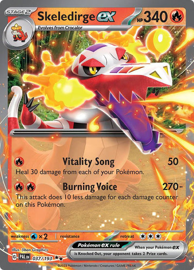 Skeledirge ex #037/193 - SV02: Paldea Evolved