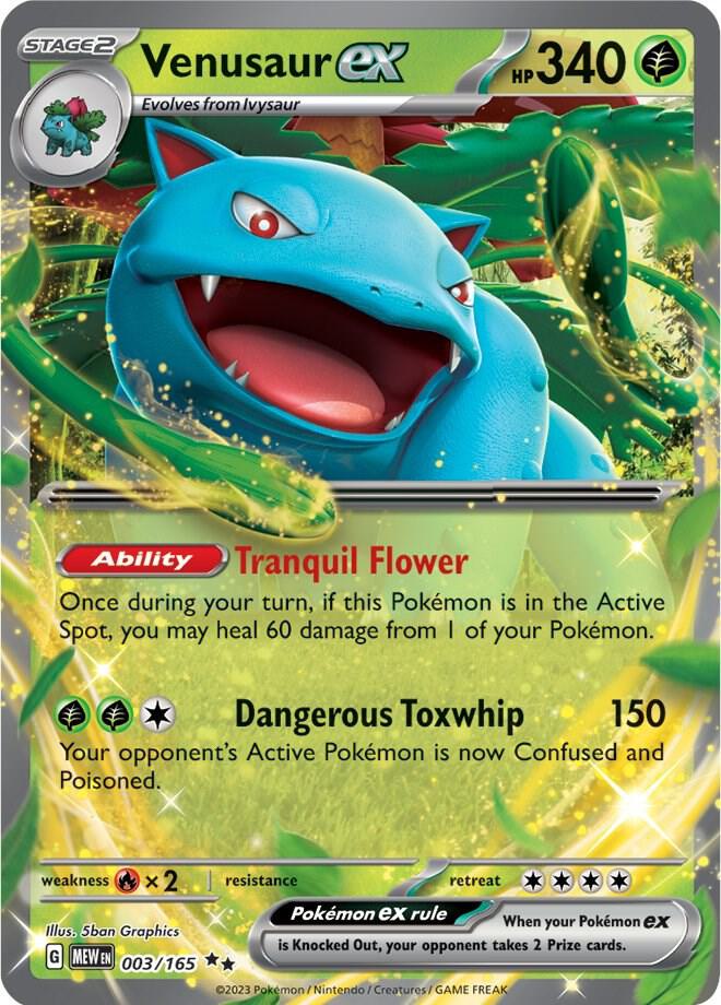Venusaur ex #003/165 - SV: Scarlet & Violet 151