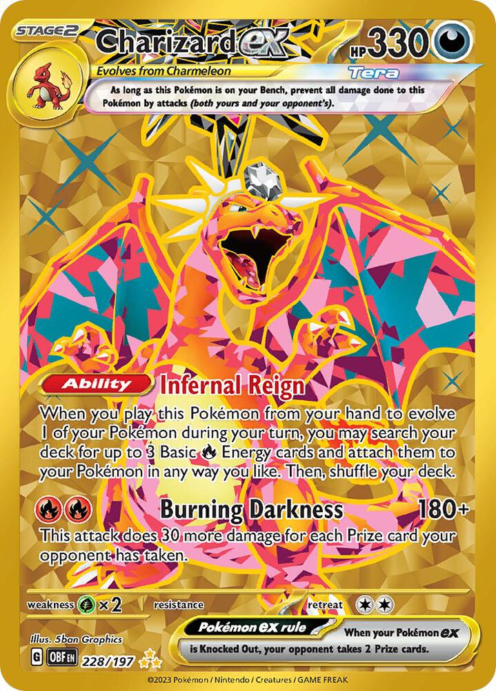 Charizard ex #228/197 - SV03: Obsidian Flames
