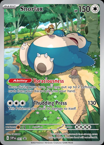 Snorlax #051 - SV: Scarlet & Violet Promo Cards - CGC 9.5
