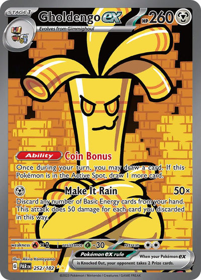Gholdengo ex #252/182 - SV04: Paradox Rift
