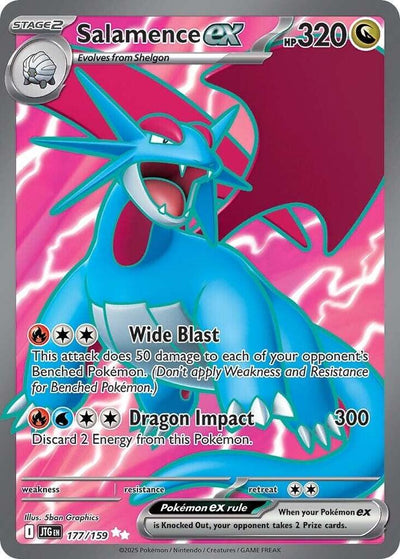 Salamence ex #177/159 - SV09: Journey Together