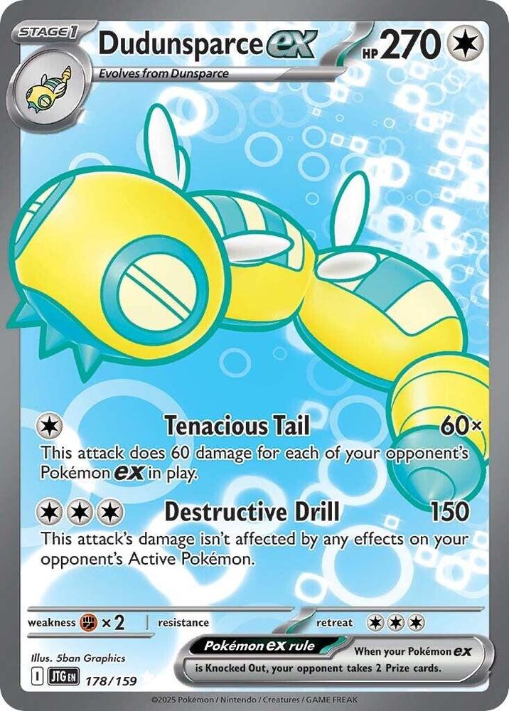 Dudunsparce ex #178/159 - SV09: Journey Together