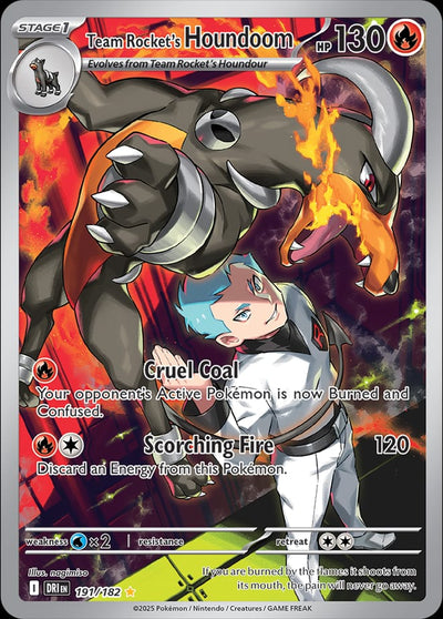 Team Rocket's Houndoom #191/182 - SV10: Destined Rivals