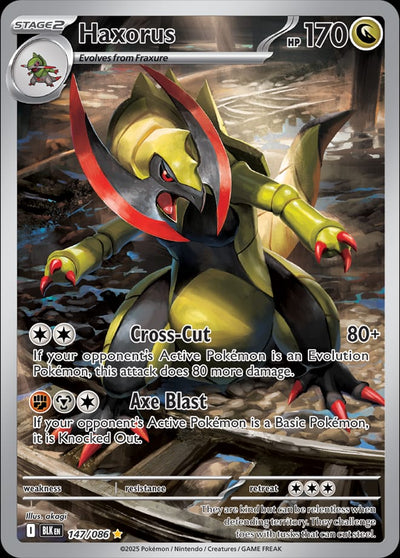 Haxorus #147/086 - SV: Black Bolt