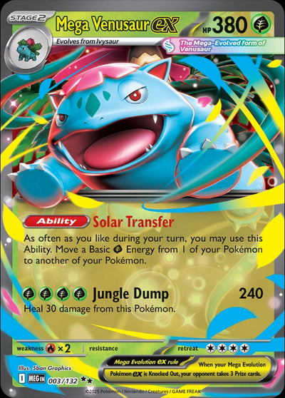 Mega Venusaur ex #003/132 - ME01: Mega Evolution