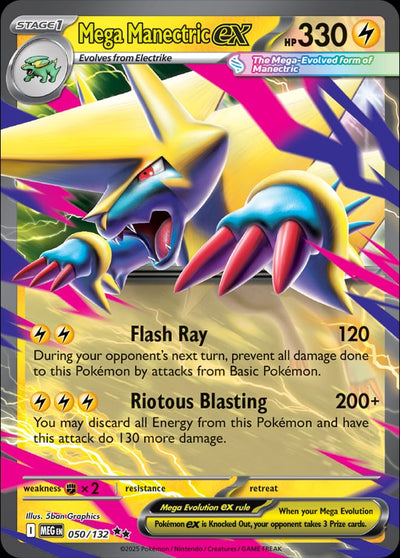Mega Manectric ex #050/132 - ME01: Mega Evolution