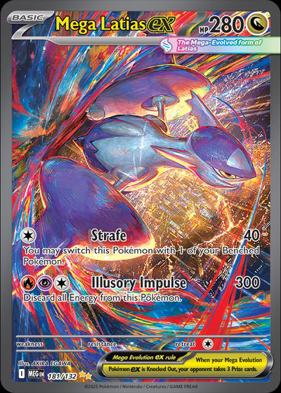 Mega Latias ex #181/132 - ME01: Mega Evolution - TAG 10
