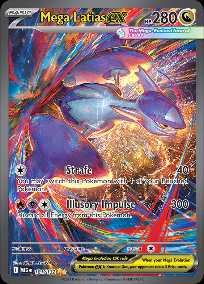 Mega Latias ex #181/132 - ME01: Mega Evolution - TAG 10