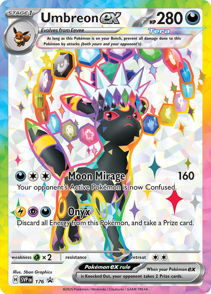 Umbreon ex - 176 #SVP 176 - SV: Scarlet & Violet Promo Cards