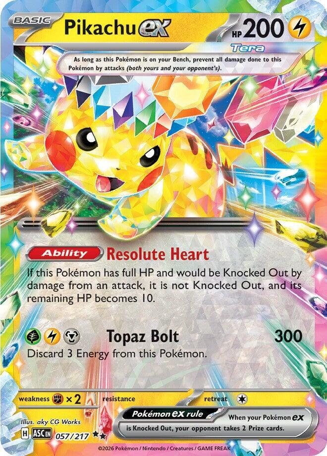 Pikachu ex #057/217 - ME: Ascended Heroes