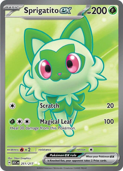 Sprigatito ex #251/217 - ME: Ascended Heroes