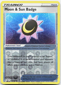 Moon & Sun Badge Reverse Holo Uncommon SWSH07: Evolving Skies 151/203 LP
