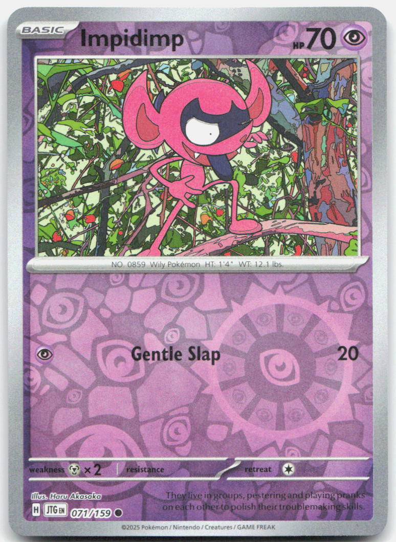 Impidimp Reverse Holo Common SV09: Journey Together 071/159 NM