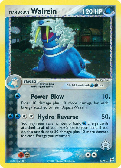 Team Aqua's Walrein #6/95 - Team Magma vs Team Aqua