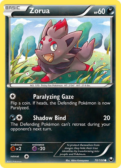 Zorua #70/108 - Dark Explorers