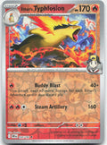 Ethan's Typhlosion Reverse Holo Rare SV10: Destined Rivals 034/182 NM