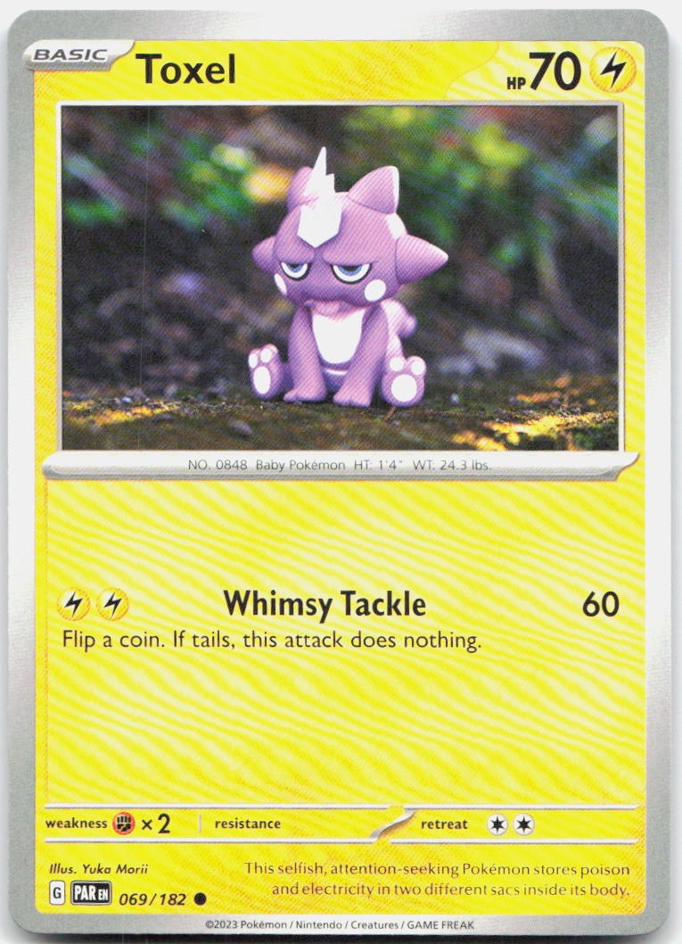 Toxel 069/182 Common Paradox Rift Pokemon Near Mint