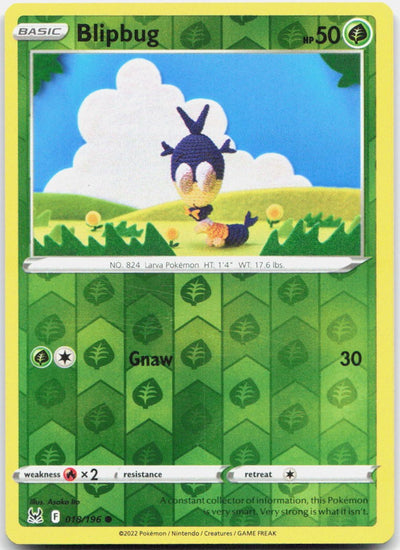 Blipbug Reverse Holo Common SWSH11: Lost Origin 018/196 NM