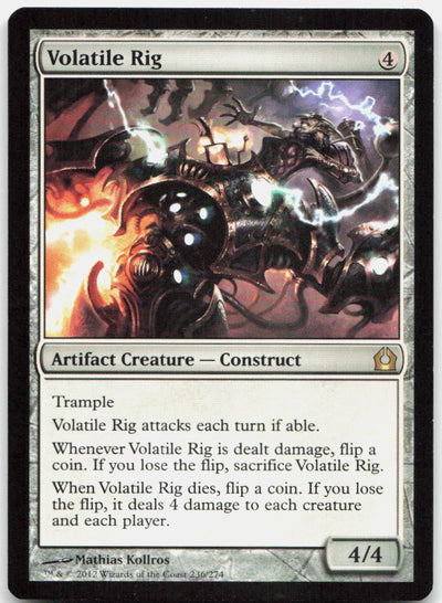 Volatile Rig 236 Rare Return to Ravnica Magic: The Gathering Near Mint