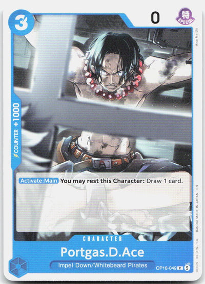 Portgas.D.Ace (049) C The Time of Battle OP16-049 NM