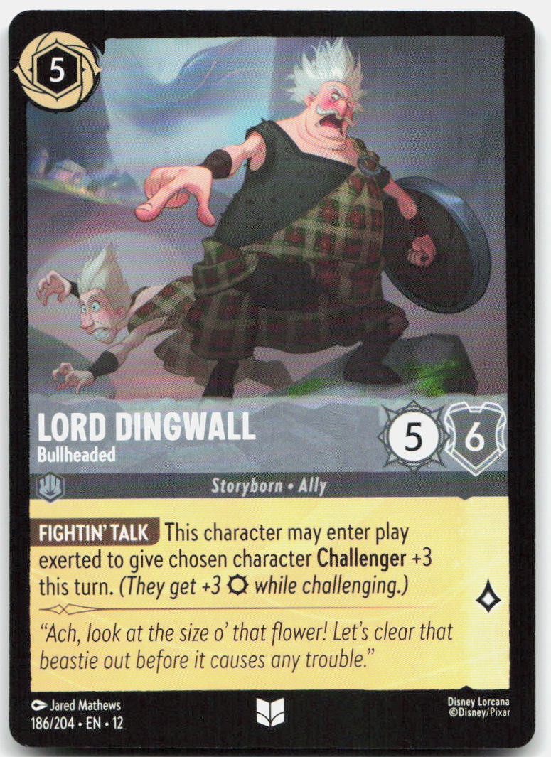 Lord Dingwall - Bullheaded Uncommon Wilds Unknown 186/204 NM