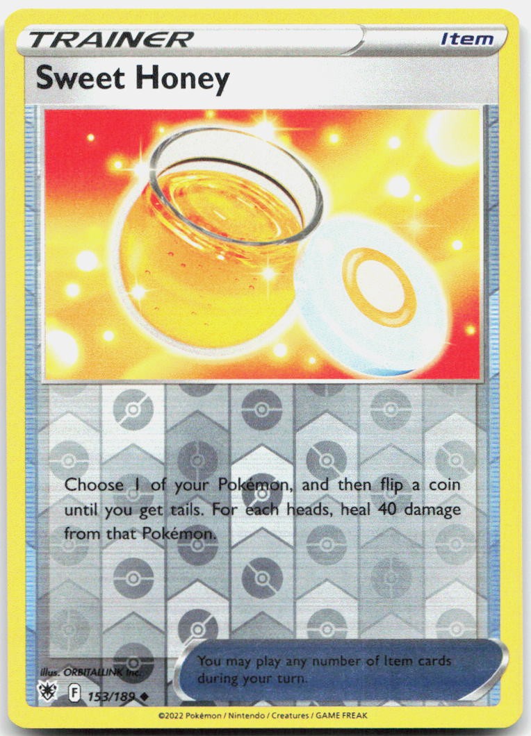 Sweet Honey Reverse Holo Uncommon SWSH10: Astral Radiance 153/189 NM