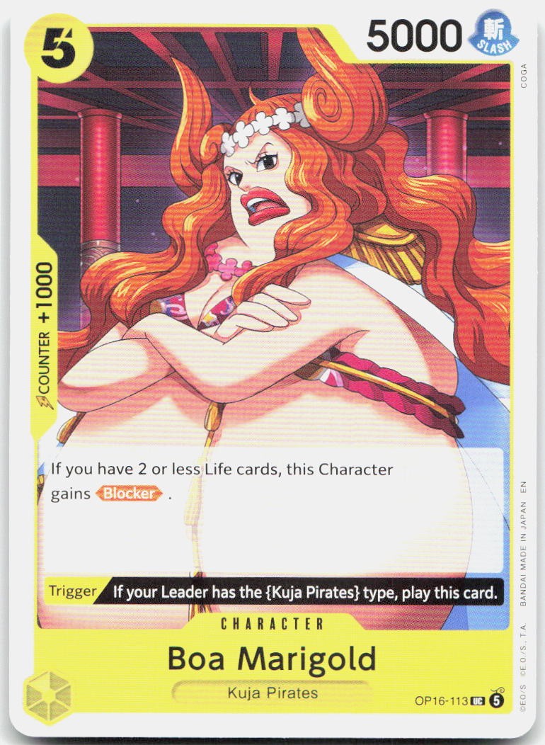 Boa Marigold UC The Time of Battle OP16-113 NM