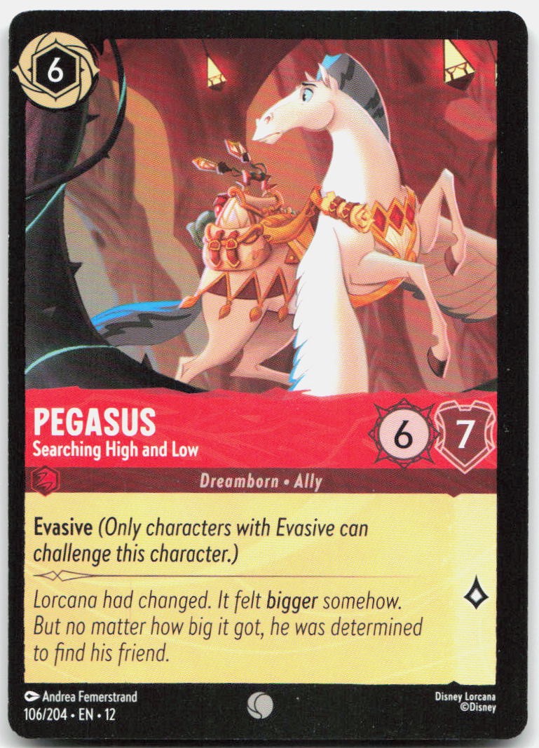Pegasus - Searching High and Low Common Wilds Unknown 106/204 NM