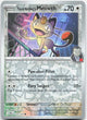 Team Rocket's Meowth 149/182 Common Destined Rivals Pokemon Reverse Holo NM