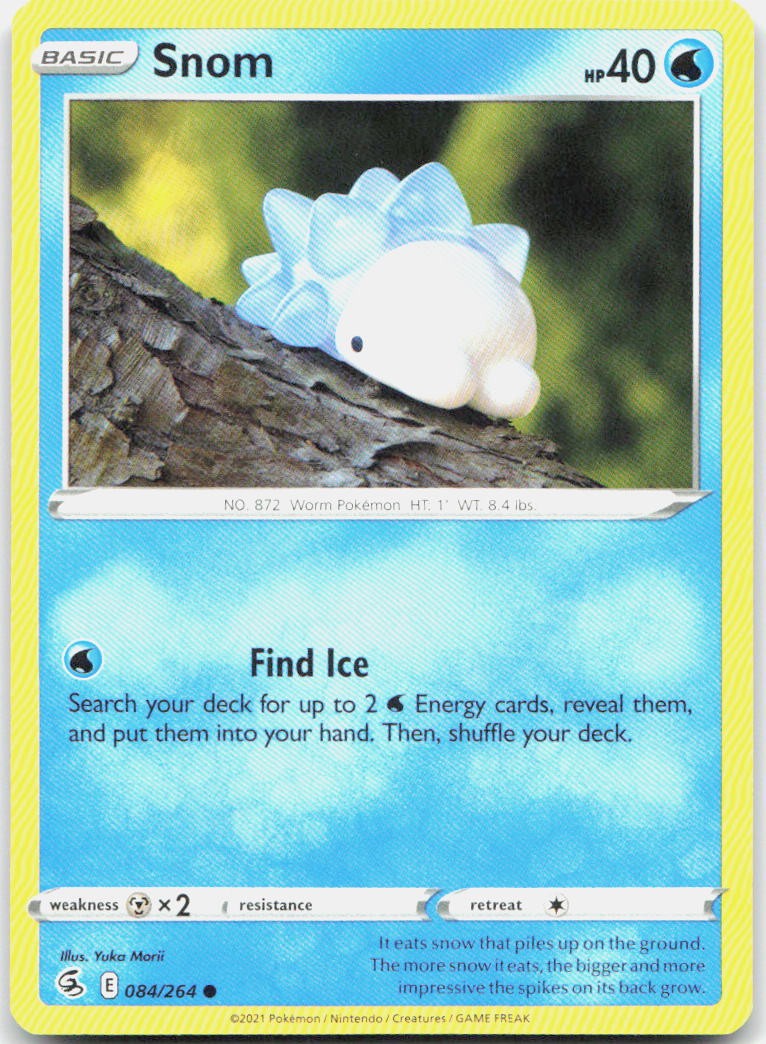 Snom 084/264 Common Fusion Strike Pokemon Near Mint