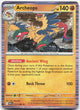 Archeops 051/086 Holo Rare White Flare Pokemon Near Mint