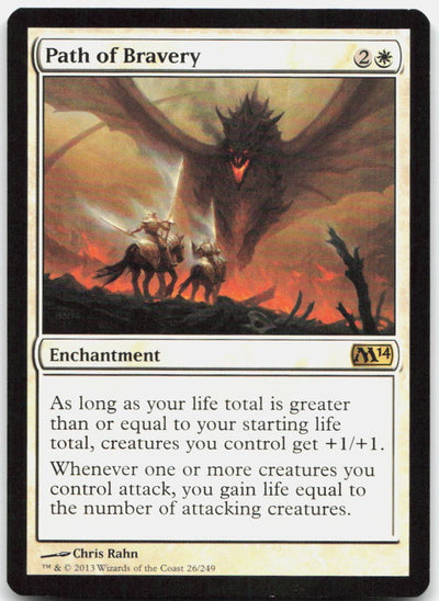 Path of Bravery R Magic 2014 (M14) 26 NM