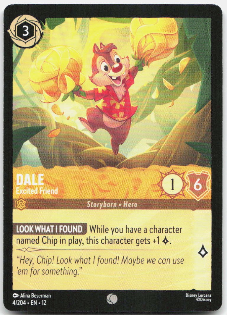 Dale - Excited Friend Common Wilds Unknown 4/204 NM
