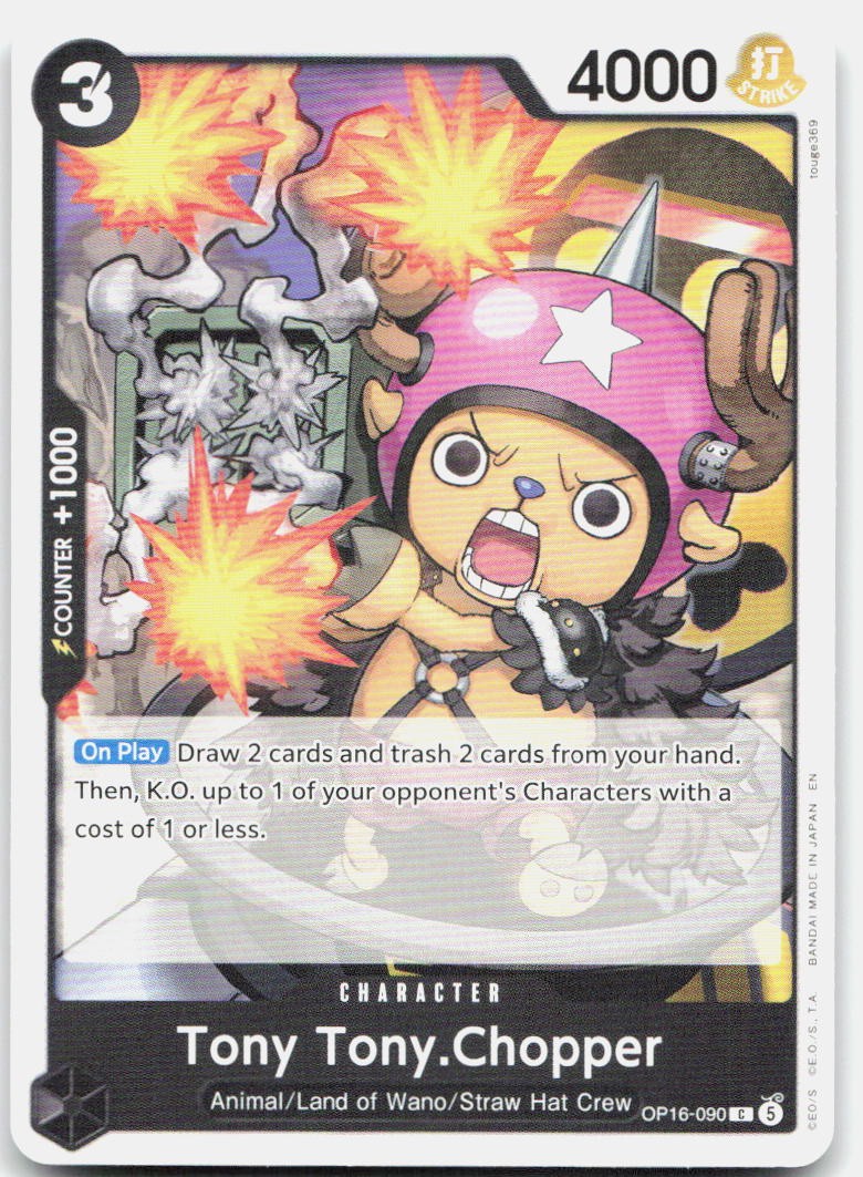 Tony Tony.Chopper C The Time of Battle OP16-090 NM