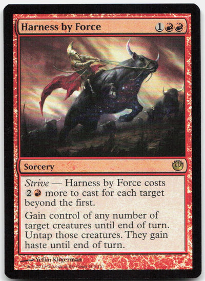 Harness by Force 100 Rare Journey Into Nyx Magic: The Gathering Foil Near Mint