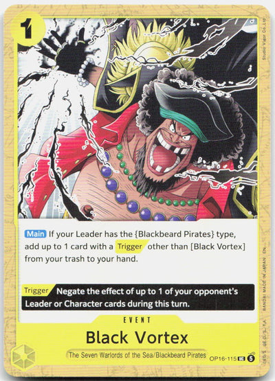 Black Vortex UC The Time of Battle OP16-115 NM