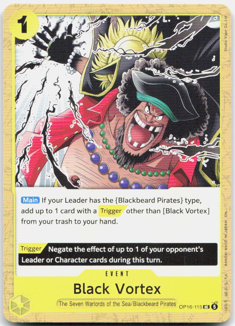 Black Vortex UC The Time of Battle OP16-115 NM