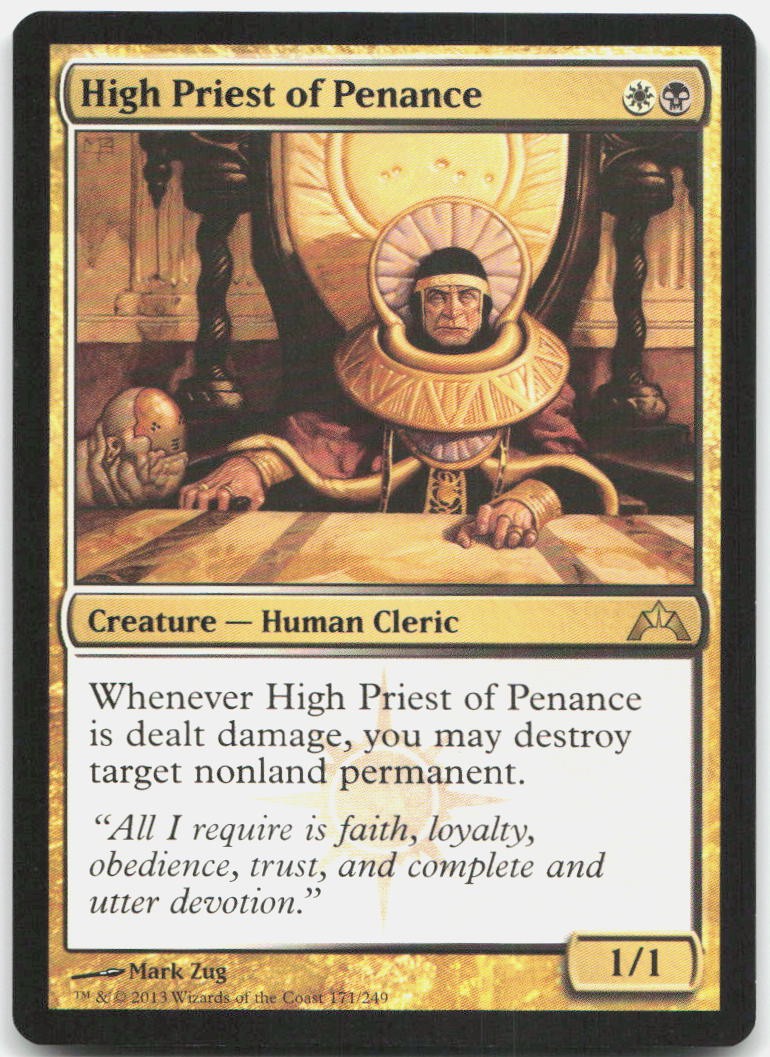 High Priest of Penance R Gatecrash 171 NM