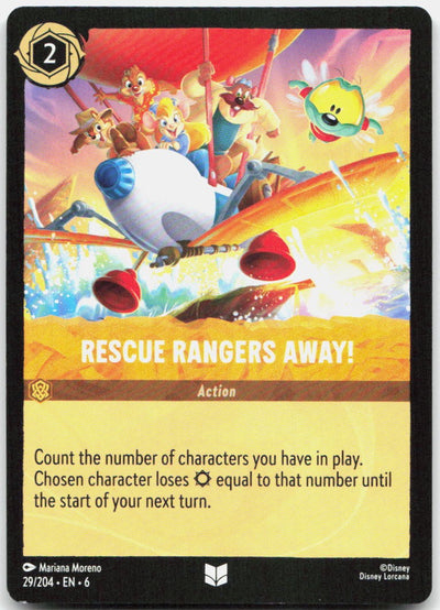 Rescue Rangers Away! Uncommon Azurite Sea 29/204 NM