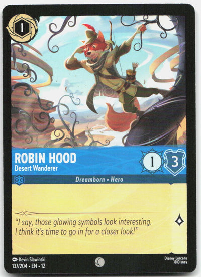 Robin Hood - Desert Wanderer Common Wilds Unknown 137/204 NM