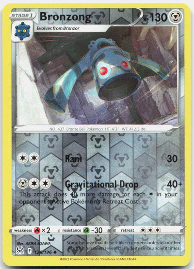 Bronzong Reverse Holo Uncommon SWSH11: Lost Origin 126/196 NM
