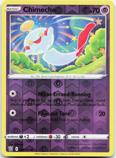 Chimecho Reverse Holo Common SWSH05: Battle Styles 059/163 NM