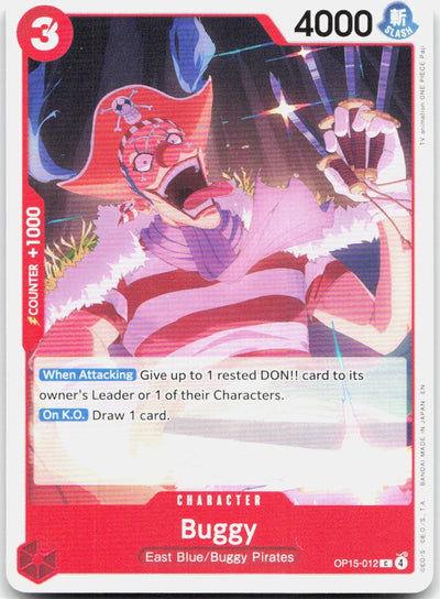 Buggy C Adventure on Kami's Island Release Event Cards OP15-012 NM