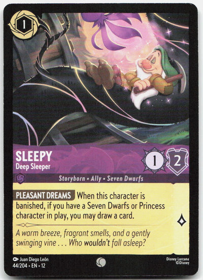 Sleepy - Deep Sleeper (Foil) Cold Foil Common Wilds Unknown 44/204 NM