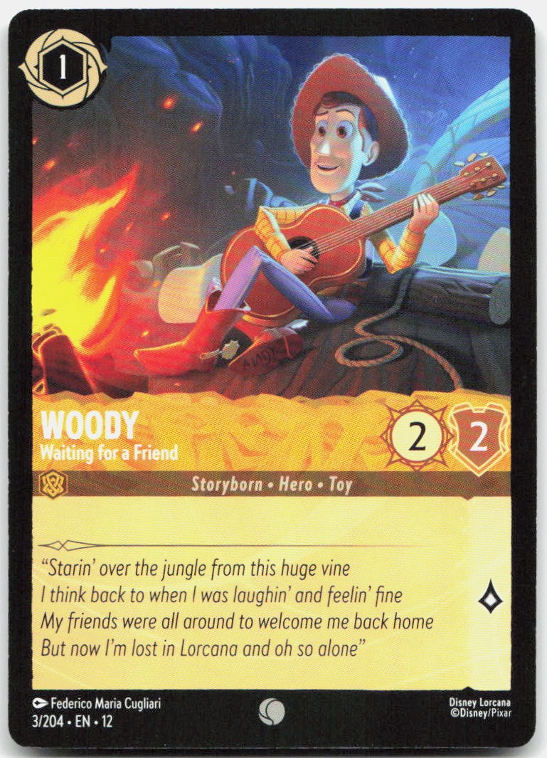Woody - Waiting for a Friend Common Wilds Unknown 3/204 NM