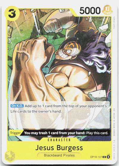 Jesus Burgess C The Time of Battle OP16-107 NM