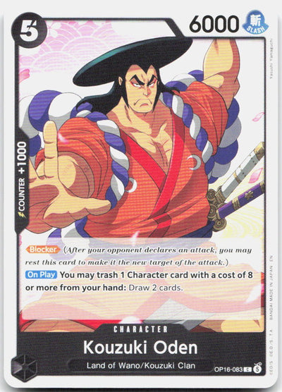 Kouzuki Oden C The Time of Battle OP16-083 NM