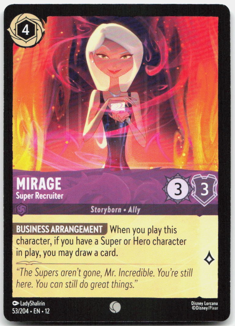 Mirage - Super Recruiter Common Wilds Unknown 53/204 NM