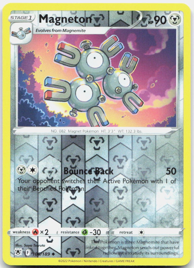Magneton Reverse Holo Uncommon SWSH10: Astral Radiance 106/189 NM